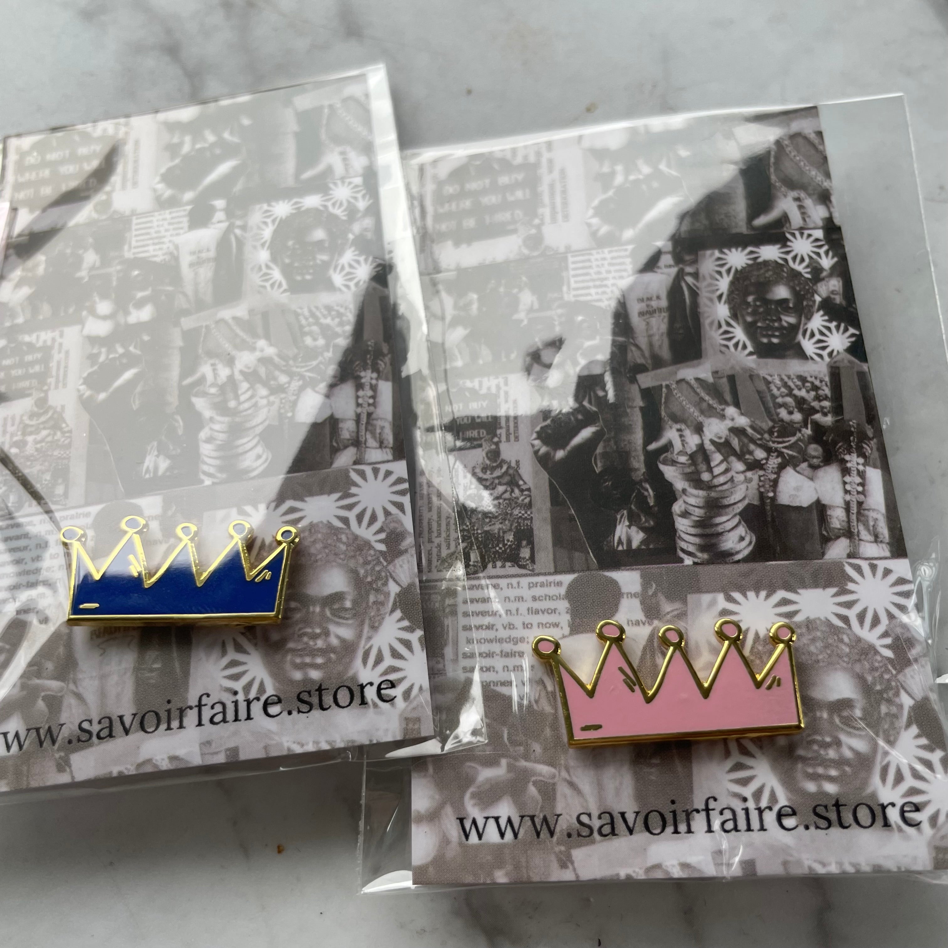 Savoir Faire Crown Pin