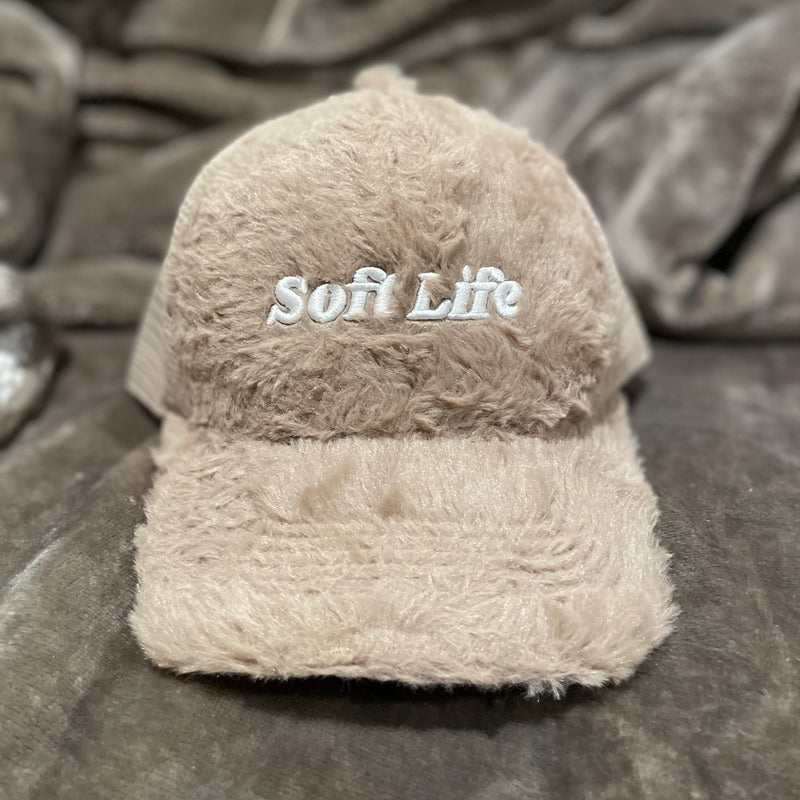 Soft Life FauxFur Trucker (3 colors )
