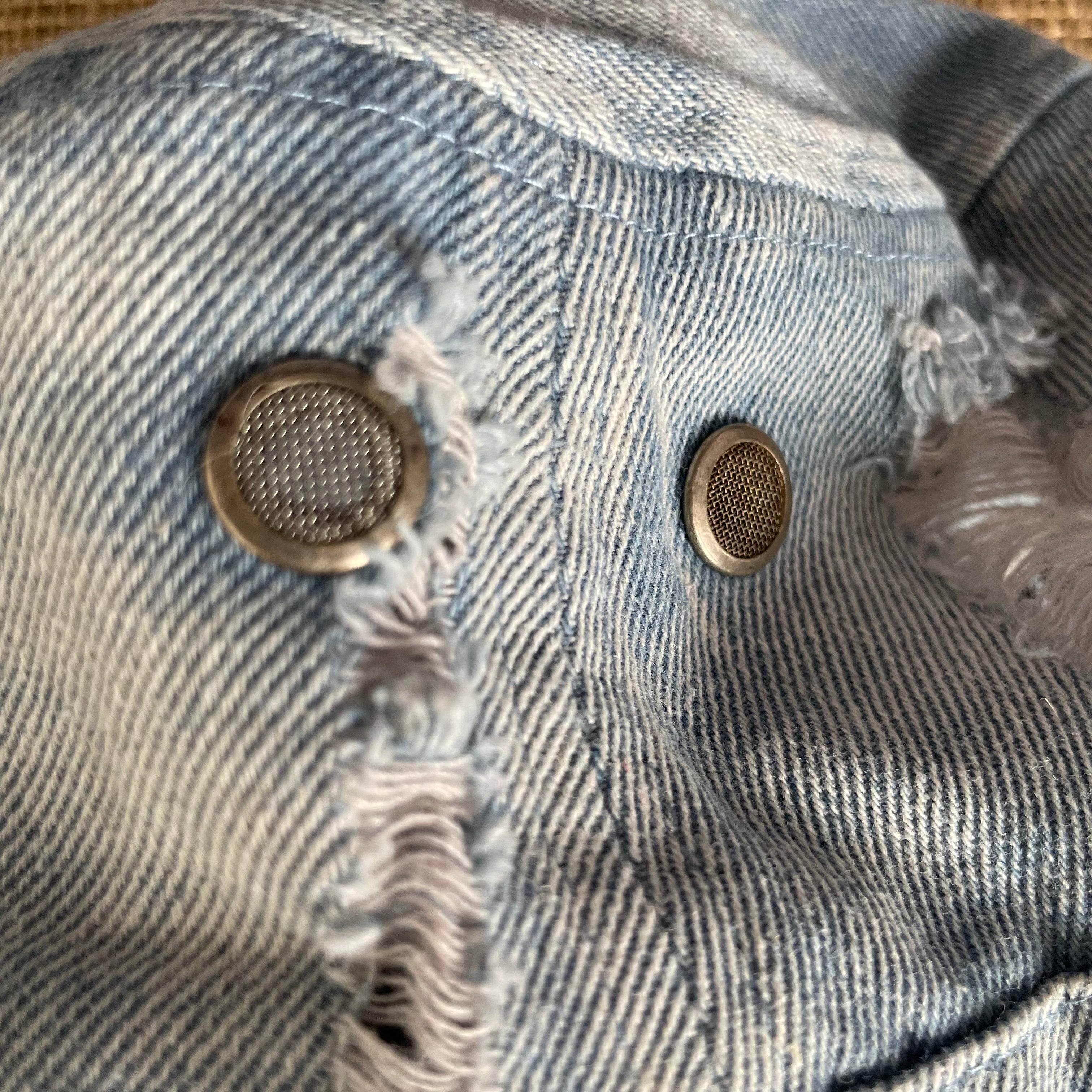 Distressed Denim Bucket