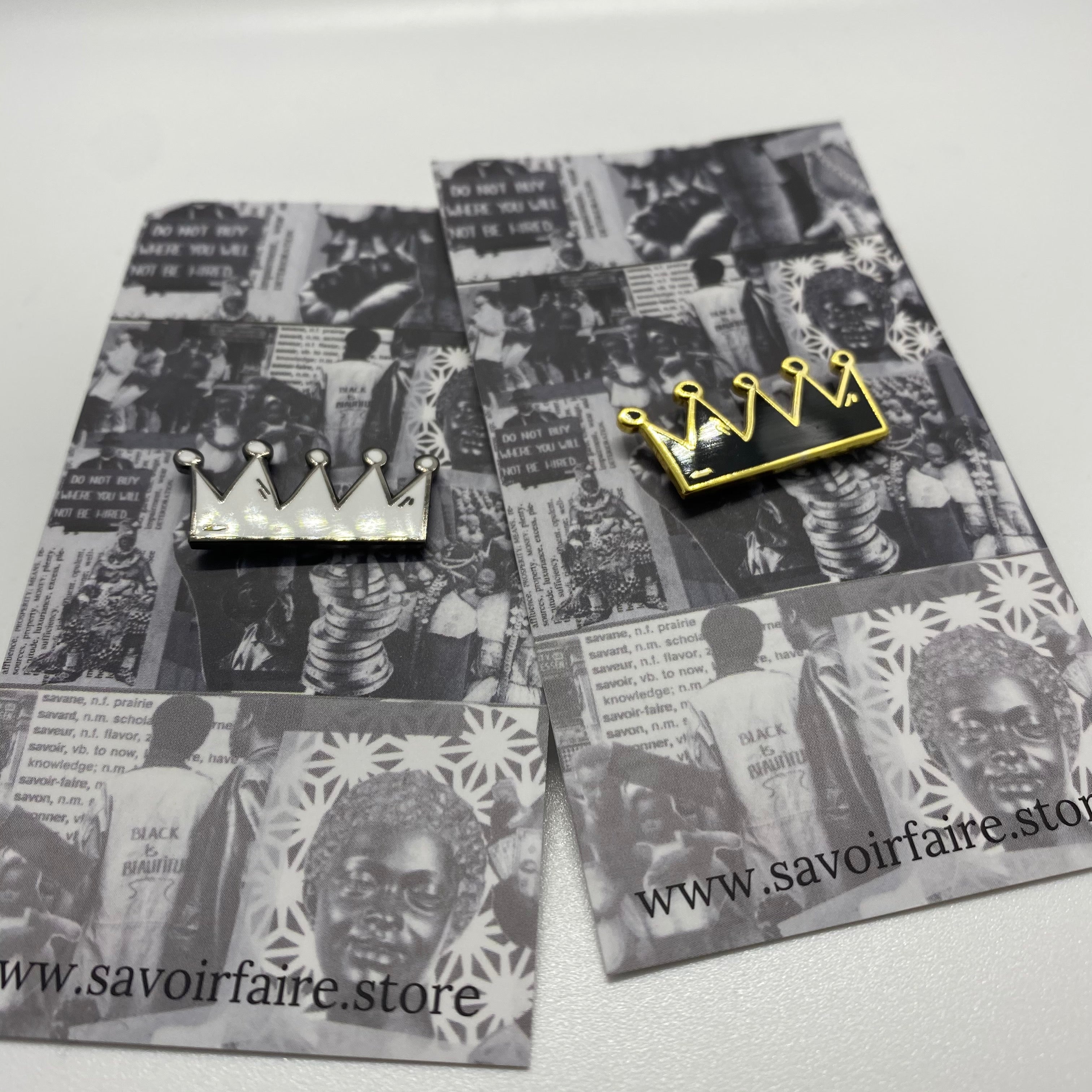 Savoir Faire Crown Pin