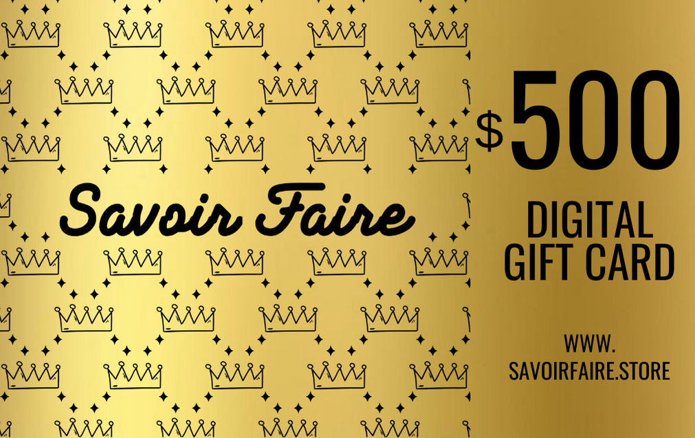 Savoir Faire DIGITAL Gift Card